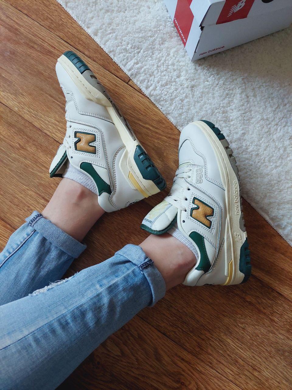 New Balance 550 Aime Leon Dore Natural Green V2