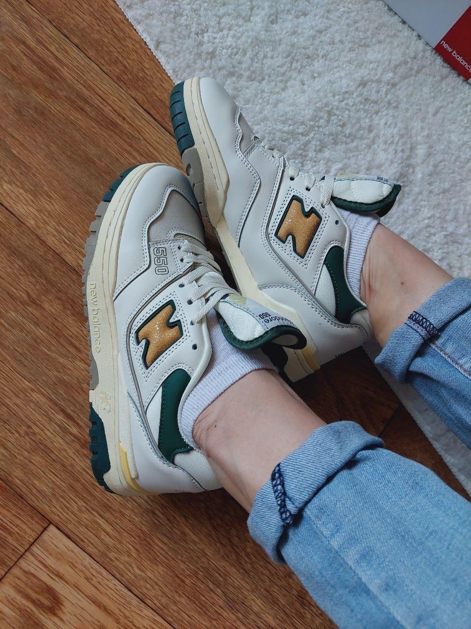New Balance 550 Aime Leon Dore Natural Green V2