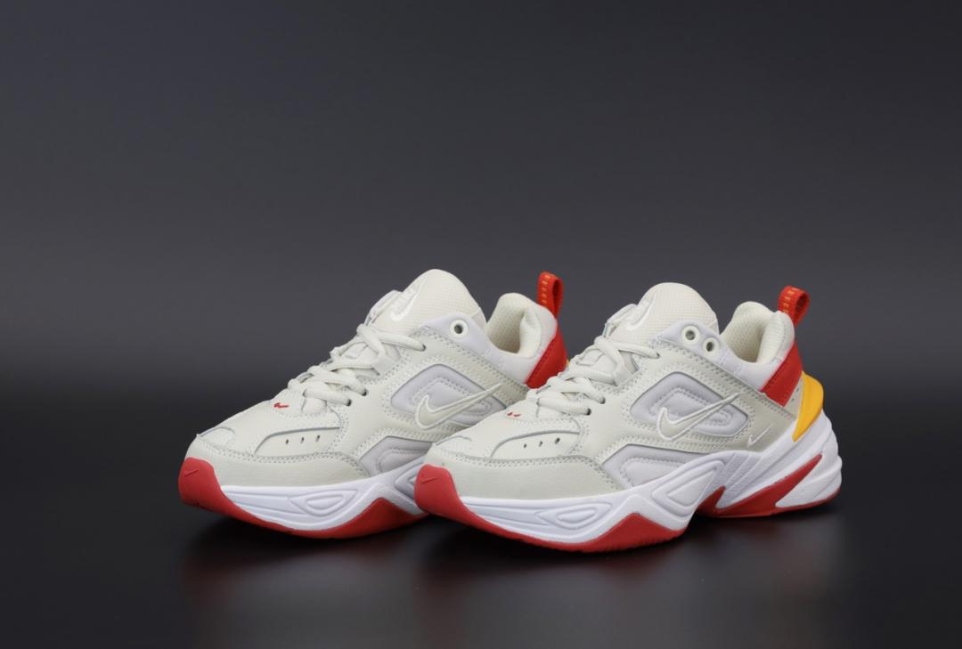 Nike M2K Tekno White Red 1