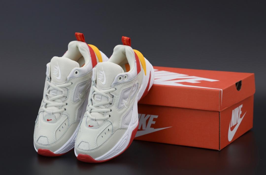 Nike M2K Tekno White Red 1