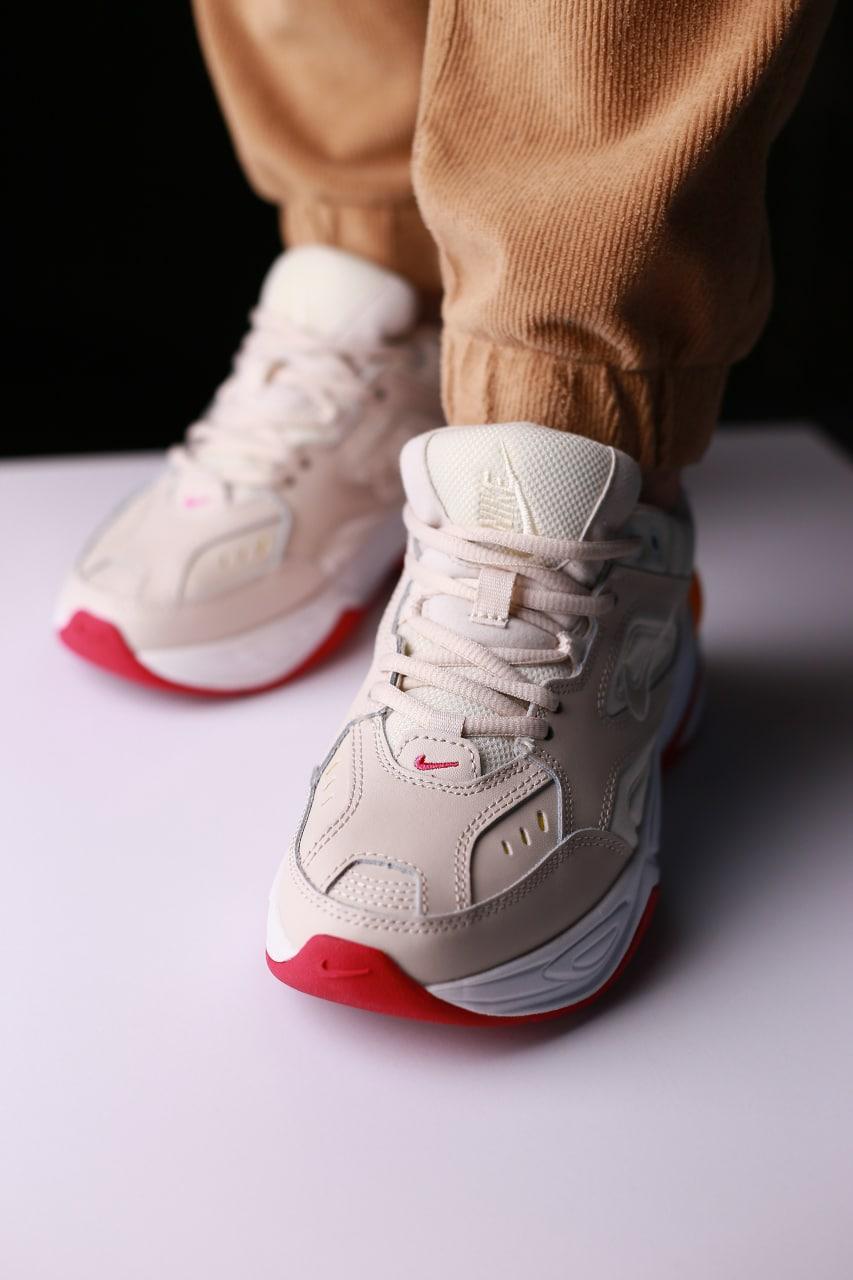 Nike M2K Tekno White Red 1