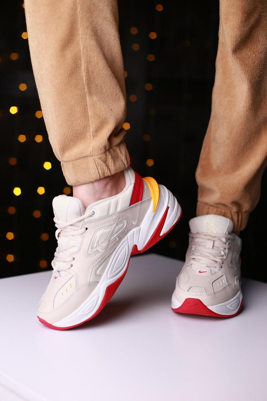 Nike M2K Tekno White Red 1