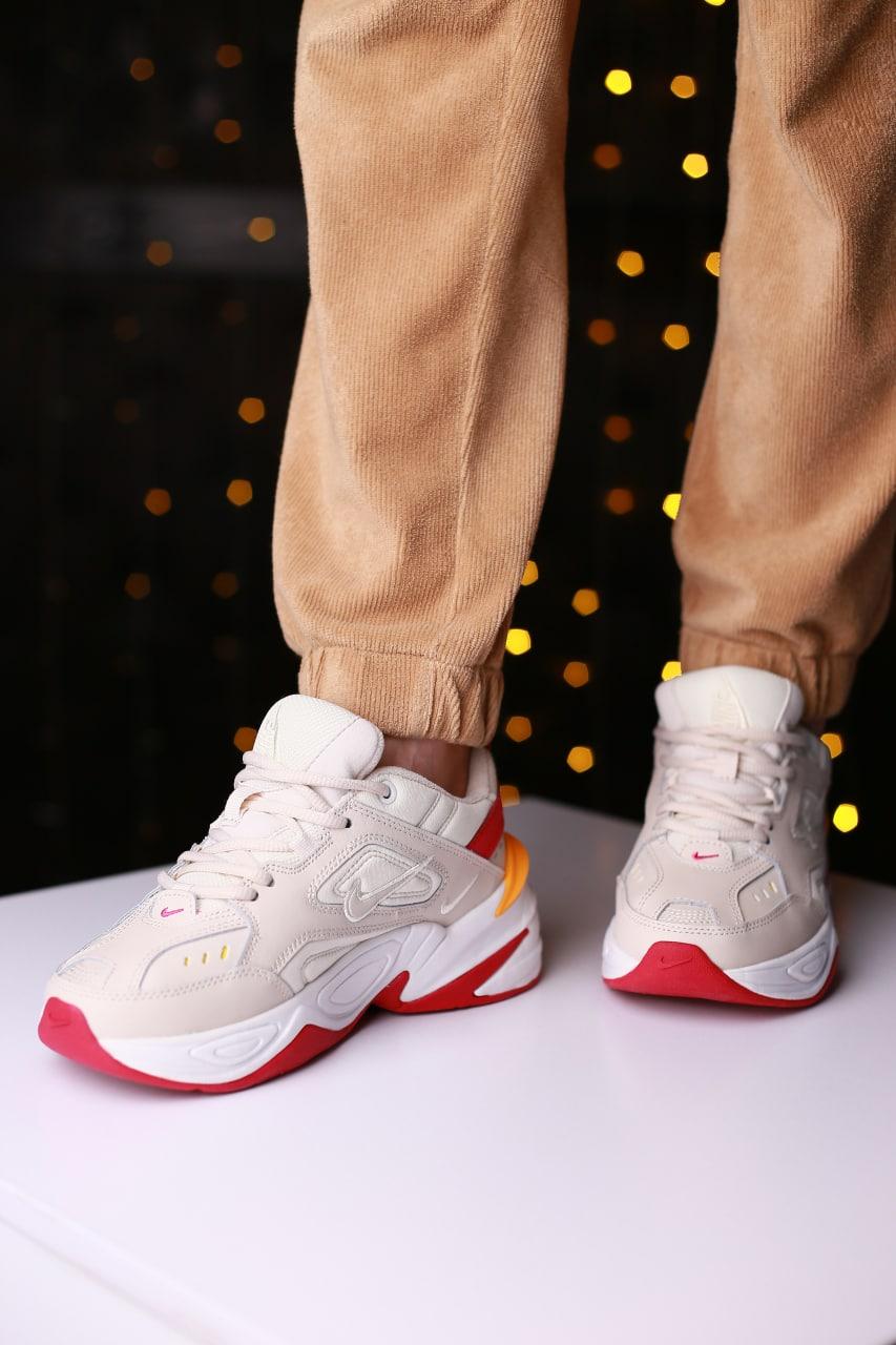 Nike M2K Tekno White Red 1