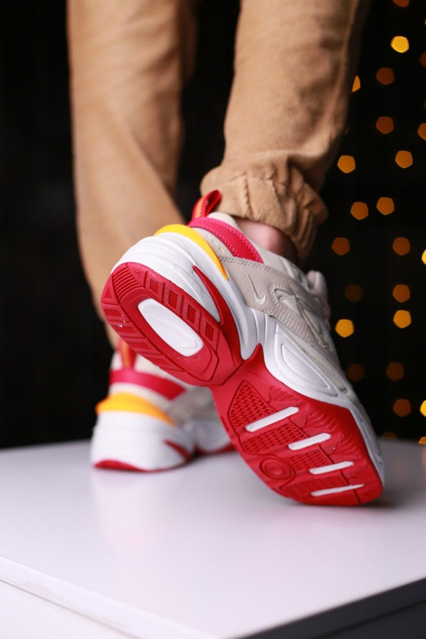 Nike M2K Tekno White Red 1