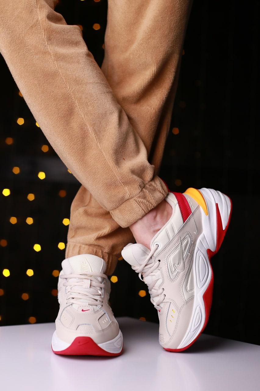 Nike M2K Tekno White Red 1
