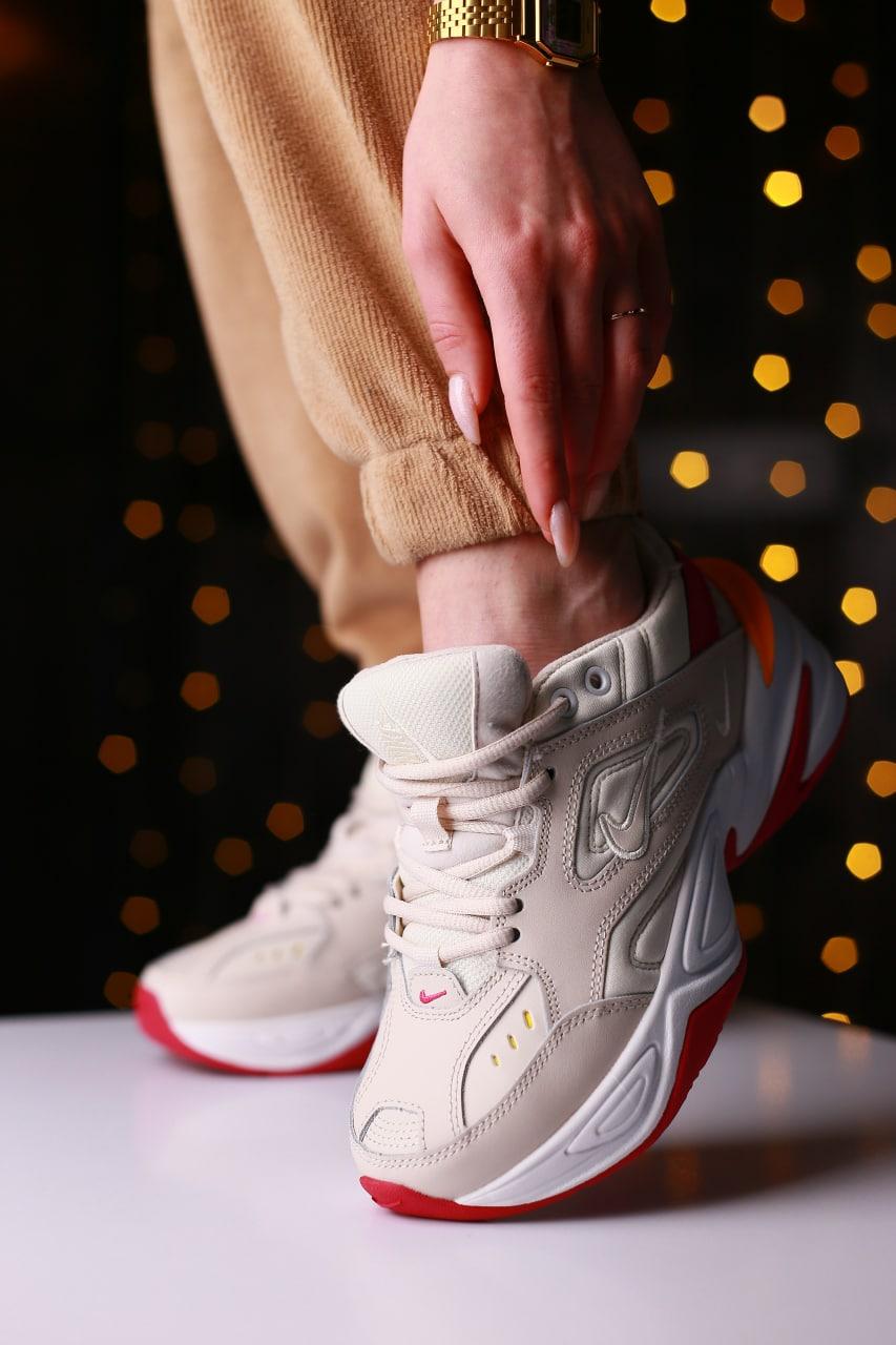 Nike M2K Tekno White Red 1