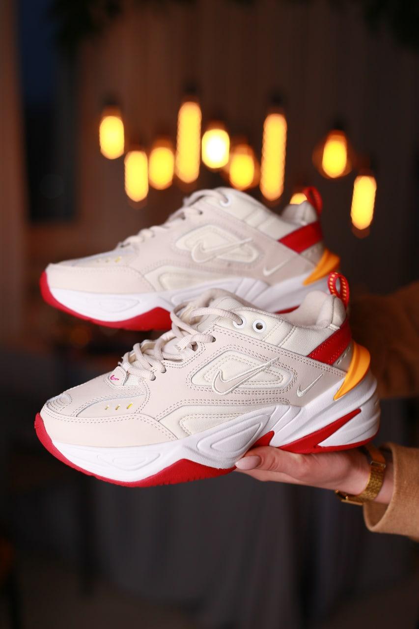 Nike M2K Tekno White Red 1
