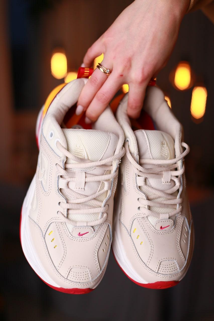 Nike M2K Tekno White Red 1