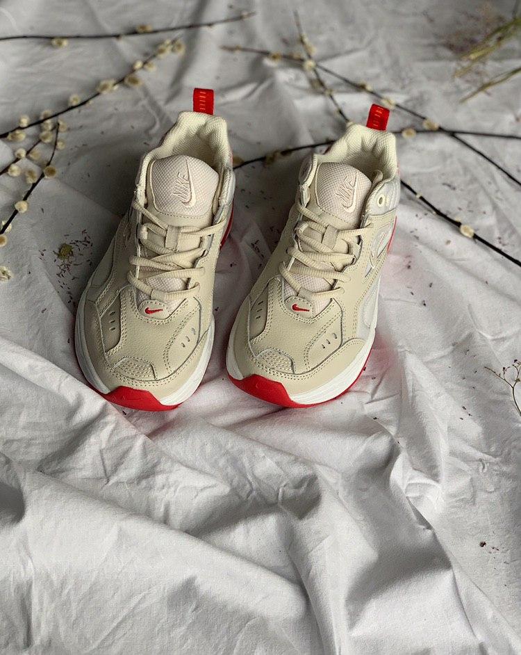 Nike M2K Tekno White Red 1