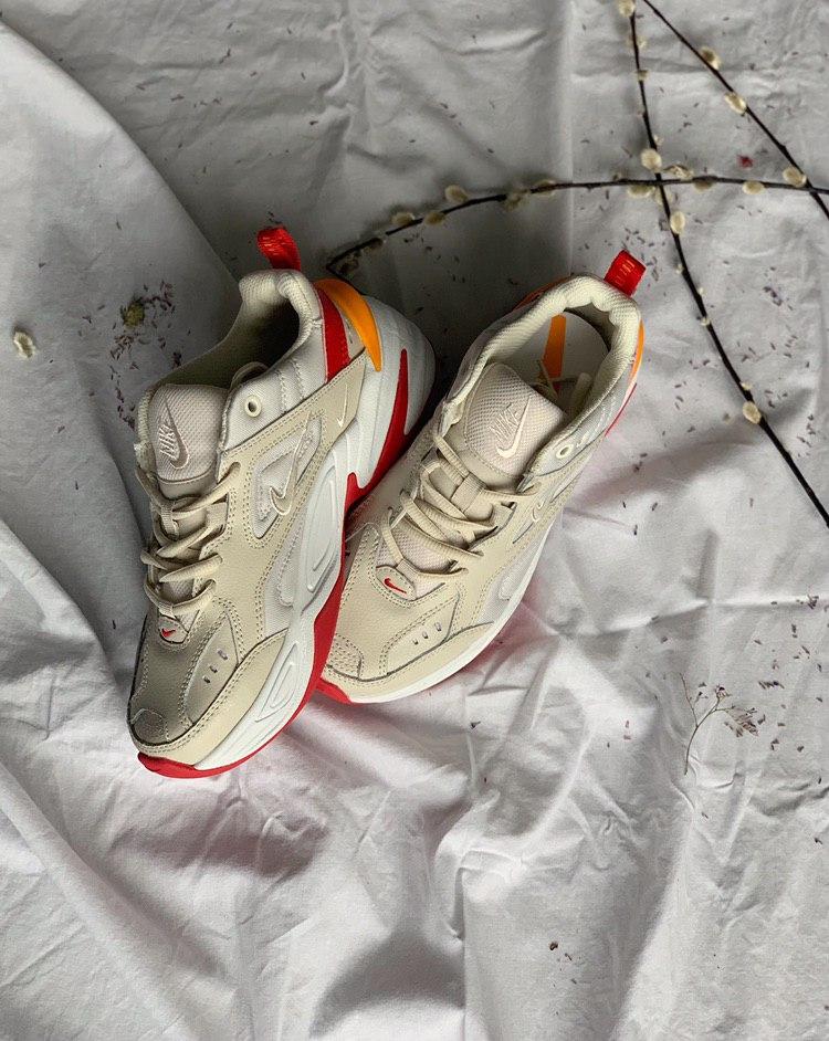 Nike M2K Tekno White Red 1