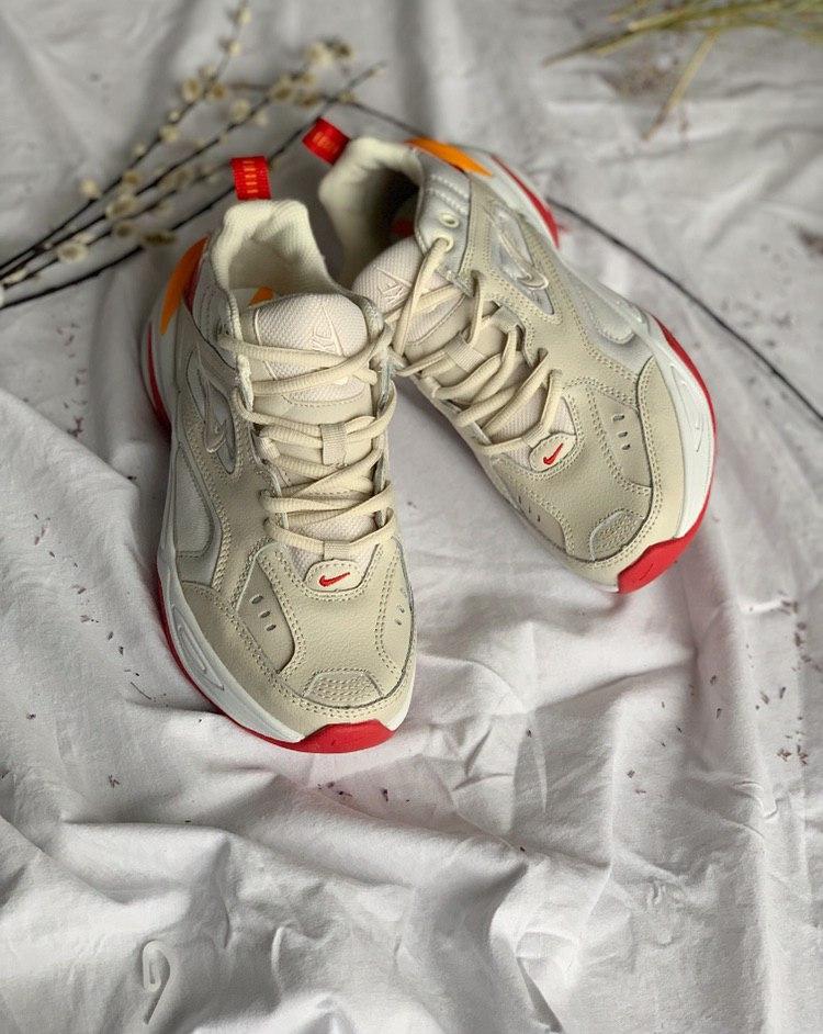 Nike M2K Tekno White Red 1