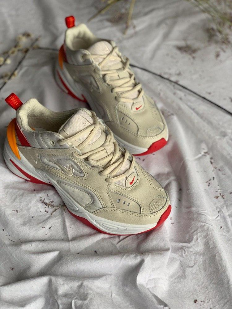 Nike M2K Tekno White Red 1