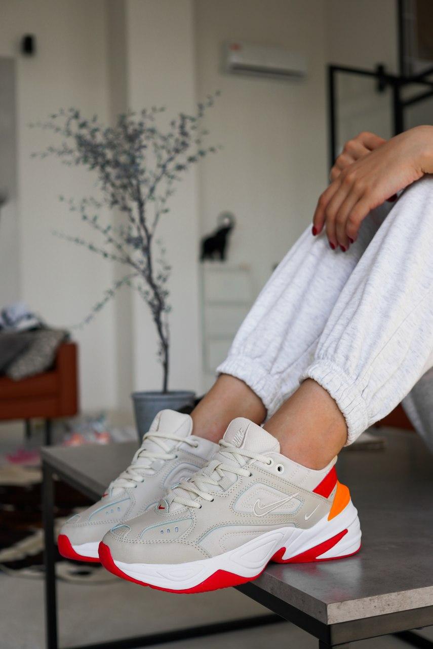 Nike M2K Tekno White Red 1