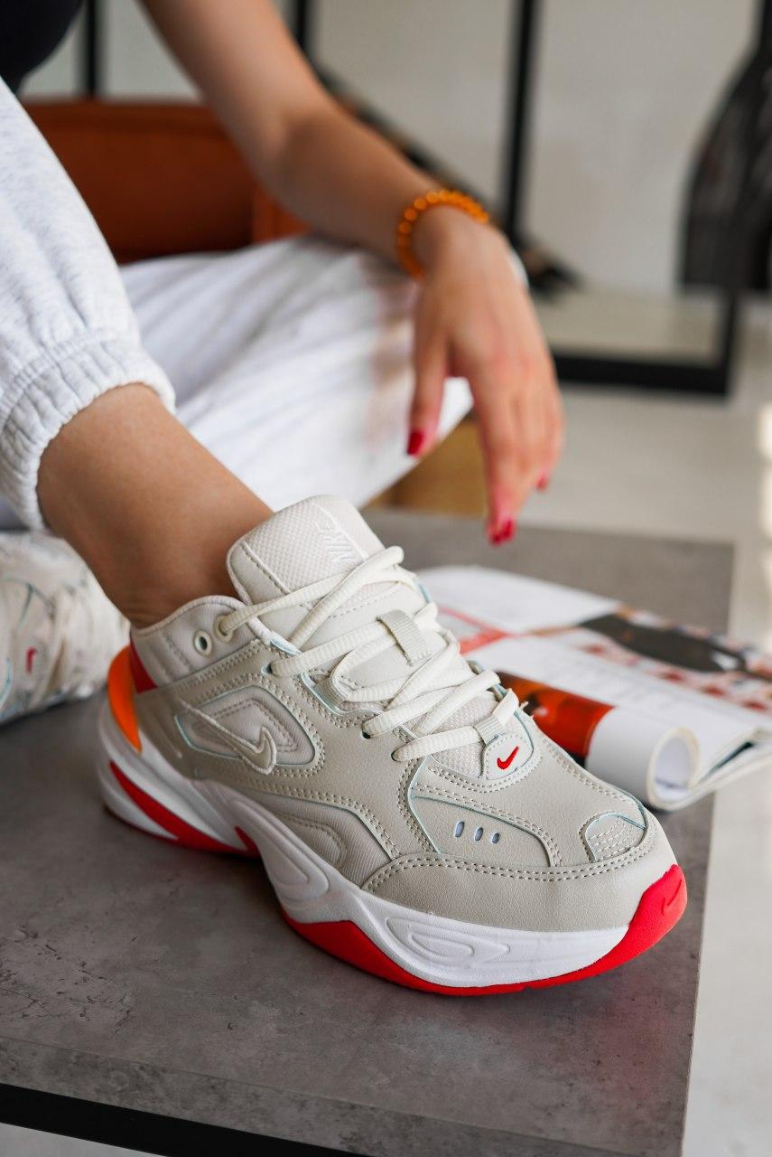 Nike M2K Tekno White Red 1