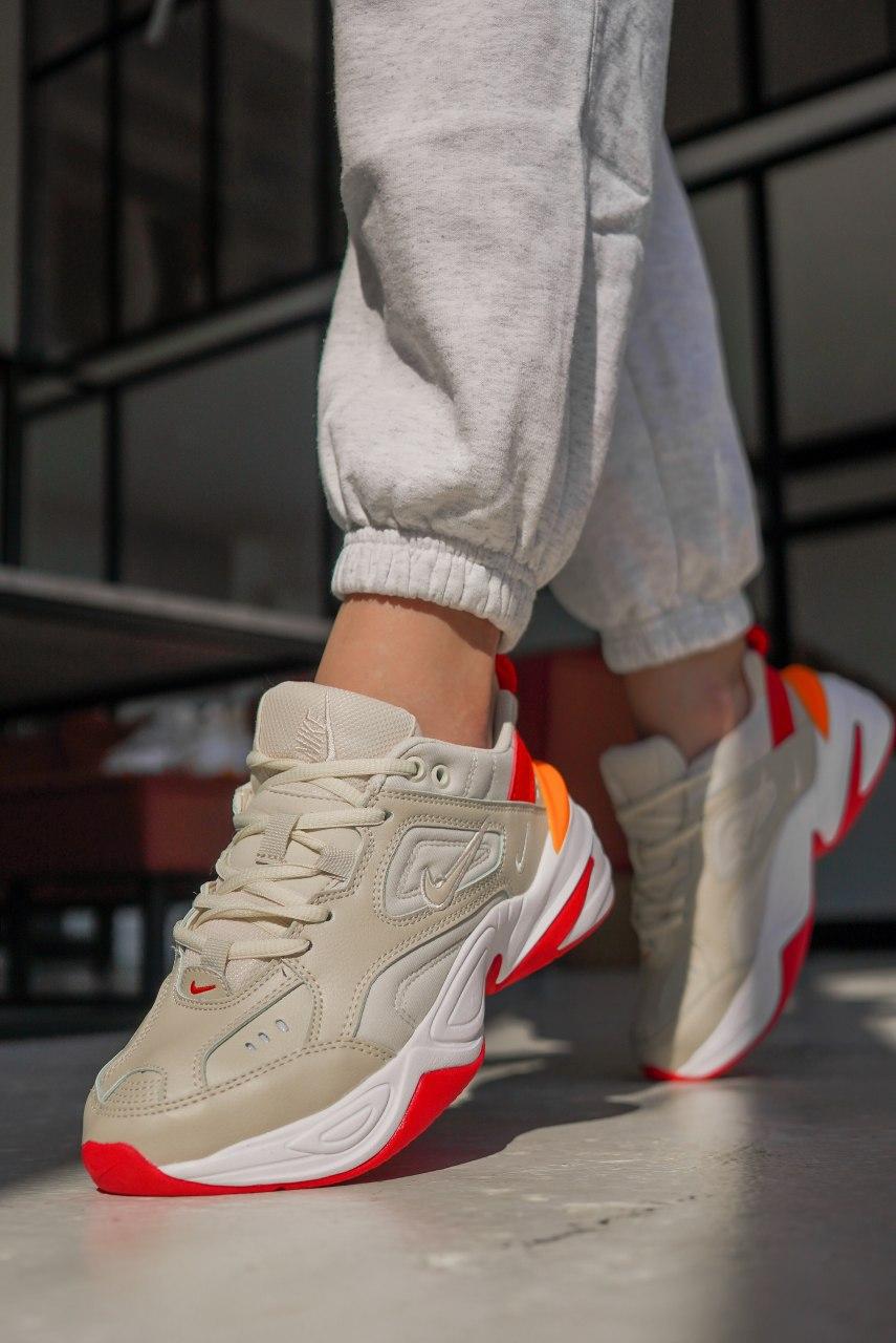 Nike M2K Tekno White Red 1