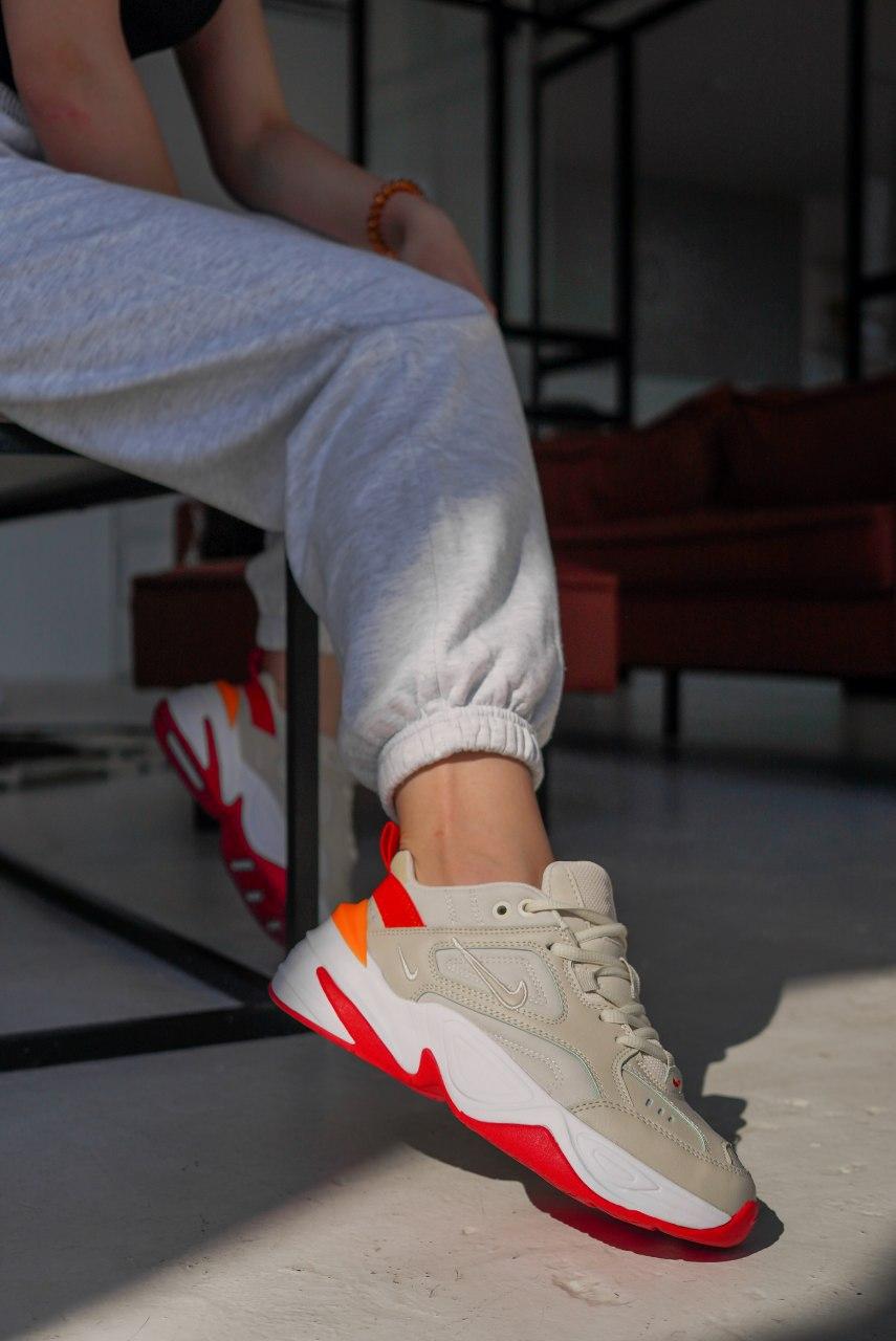 Nike M2K Tekno White Red 1