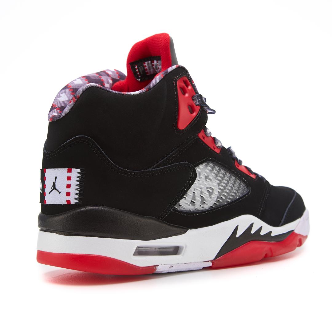 Nike Air Jordan 5 Retro Quai 54 Black Red