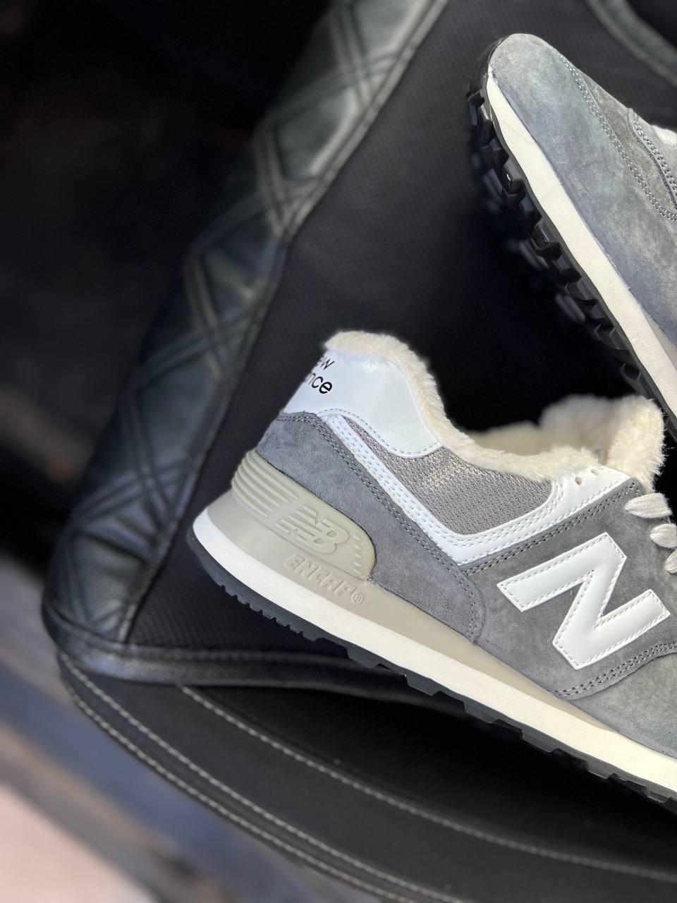 New Balance 574 Grey White Winter