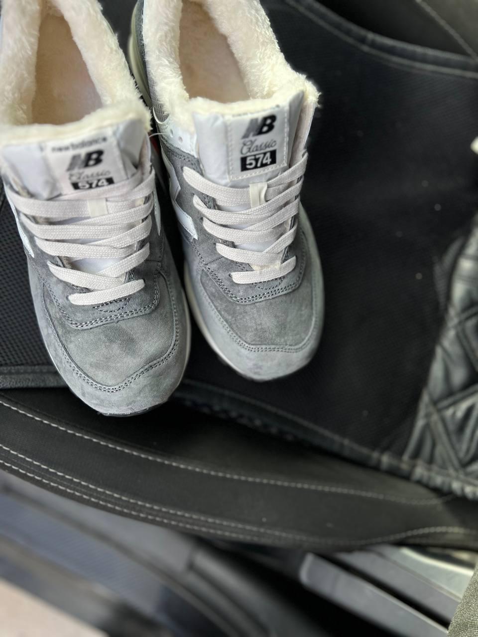 New Balance 574 Grey White Winter