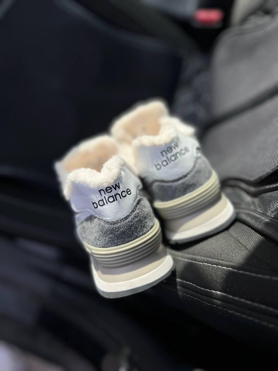 New Balance 574 Grey White Winter
