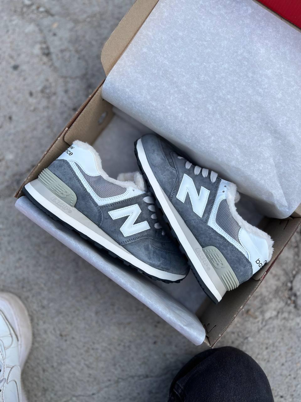 New Balance 574 Grey White Winter