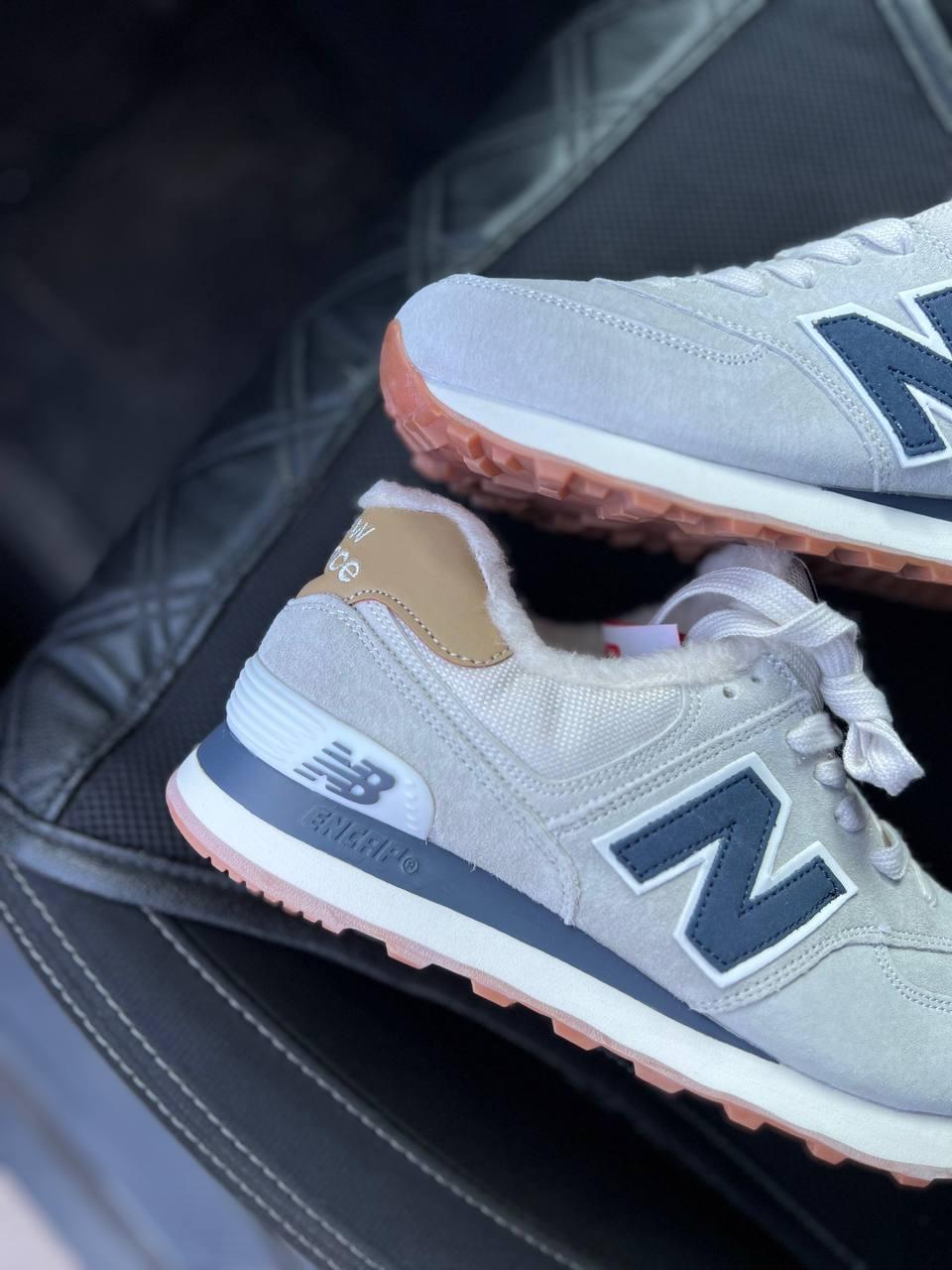 New Balance 574 Light Grey winter