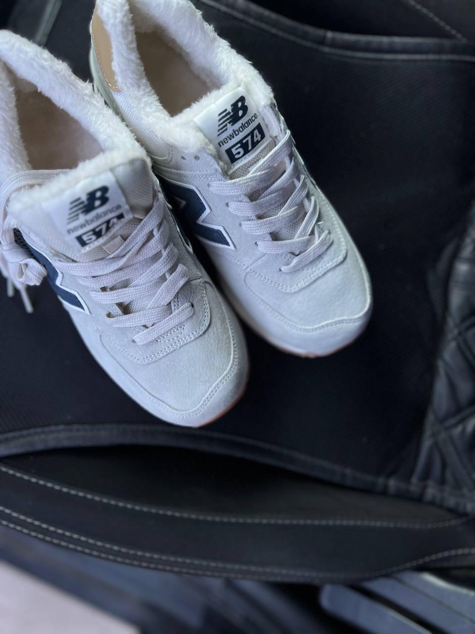 New Balance 574 Light Grey winter
