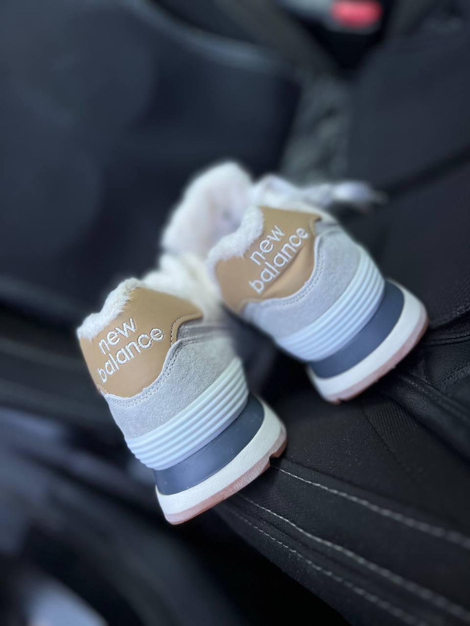 New Balance 574 Light Grey winter