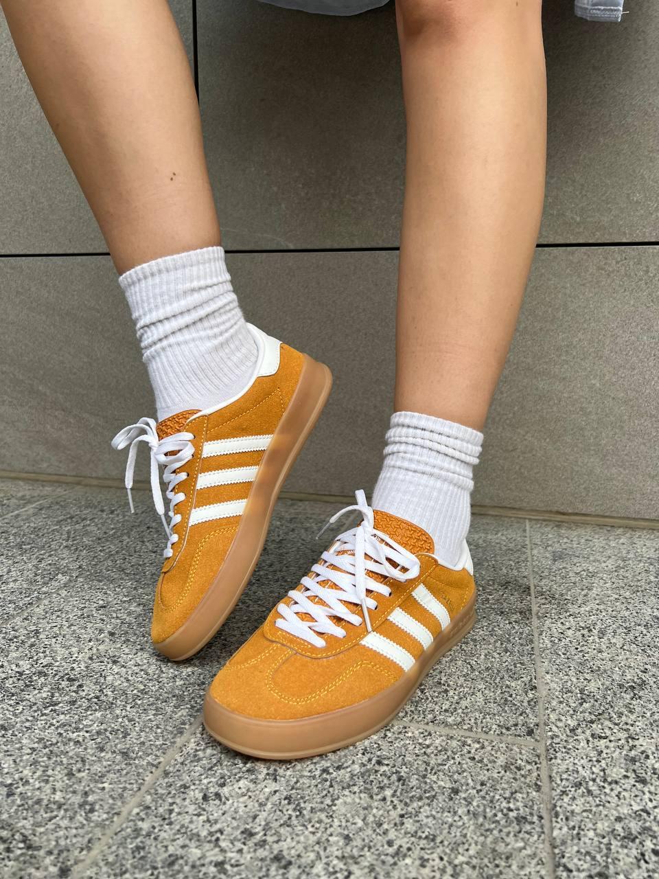Adidas Gazelle Yellow Brown