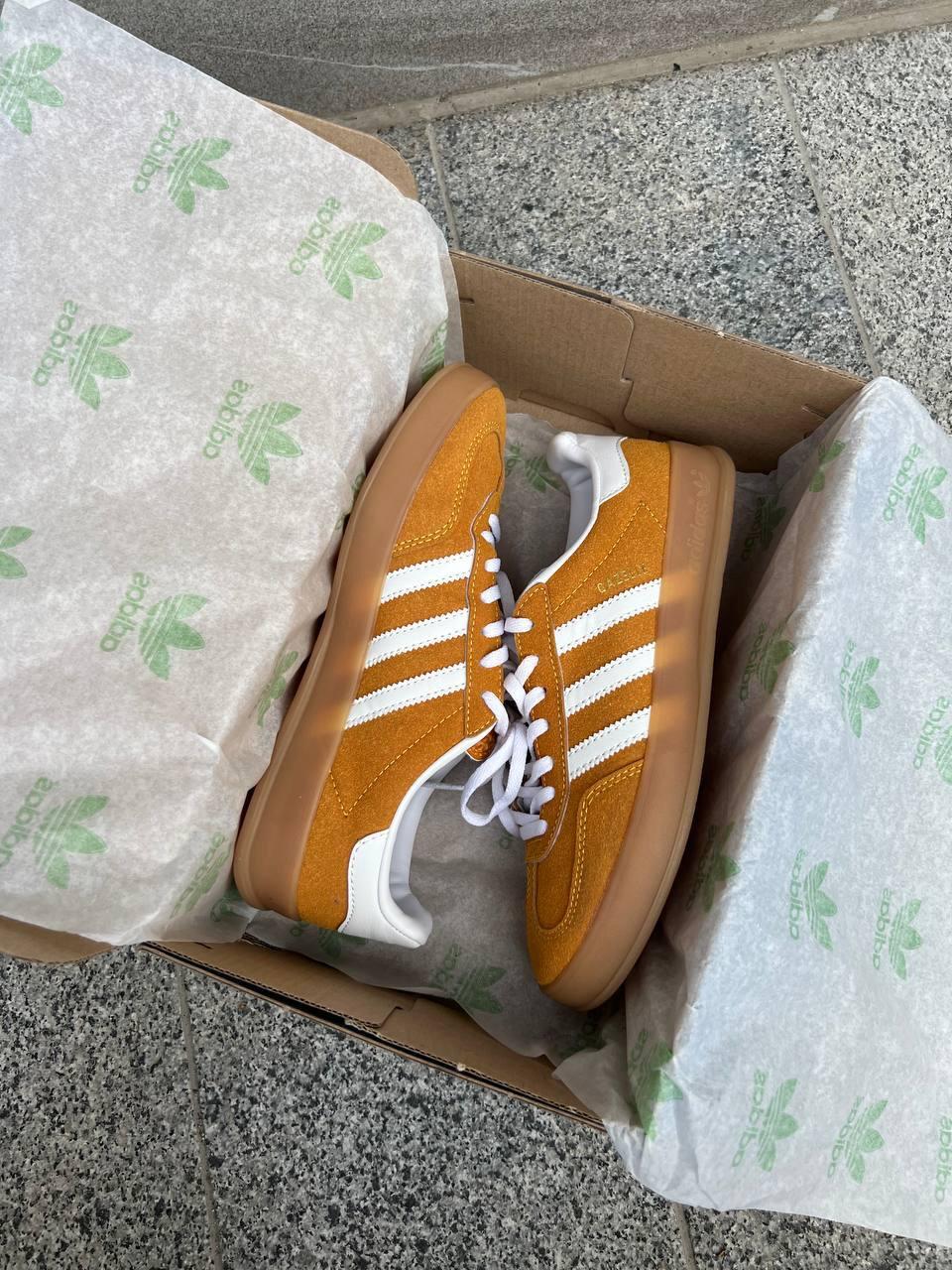 Adidas Gazelle Yellow Brown