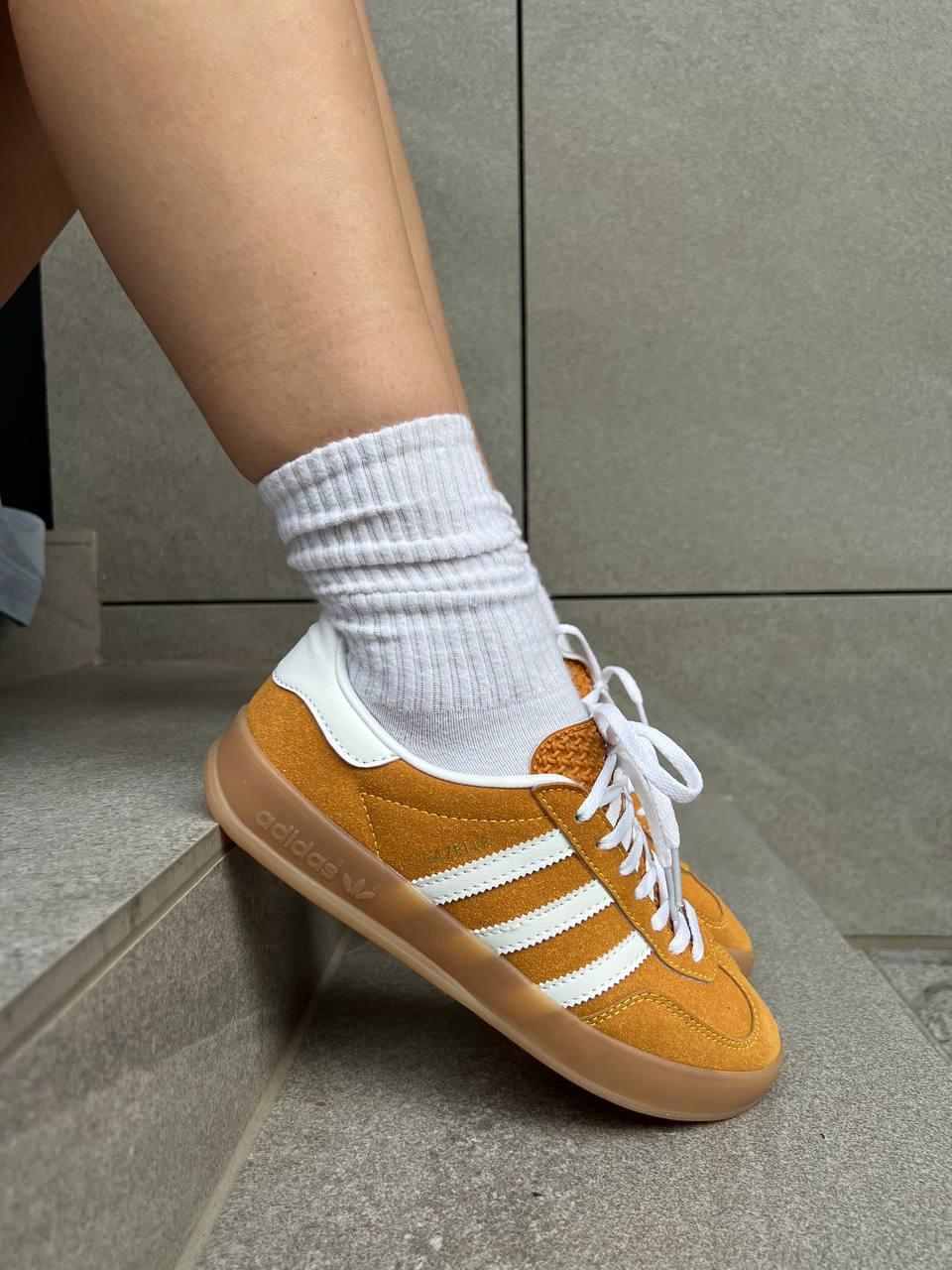 Adidas Gazelle Yellow Brown