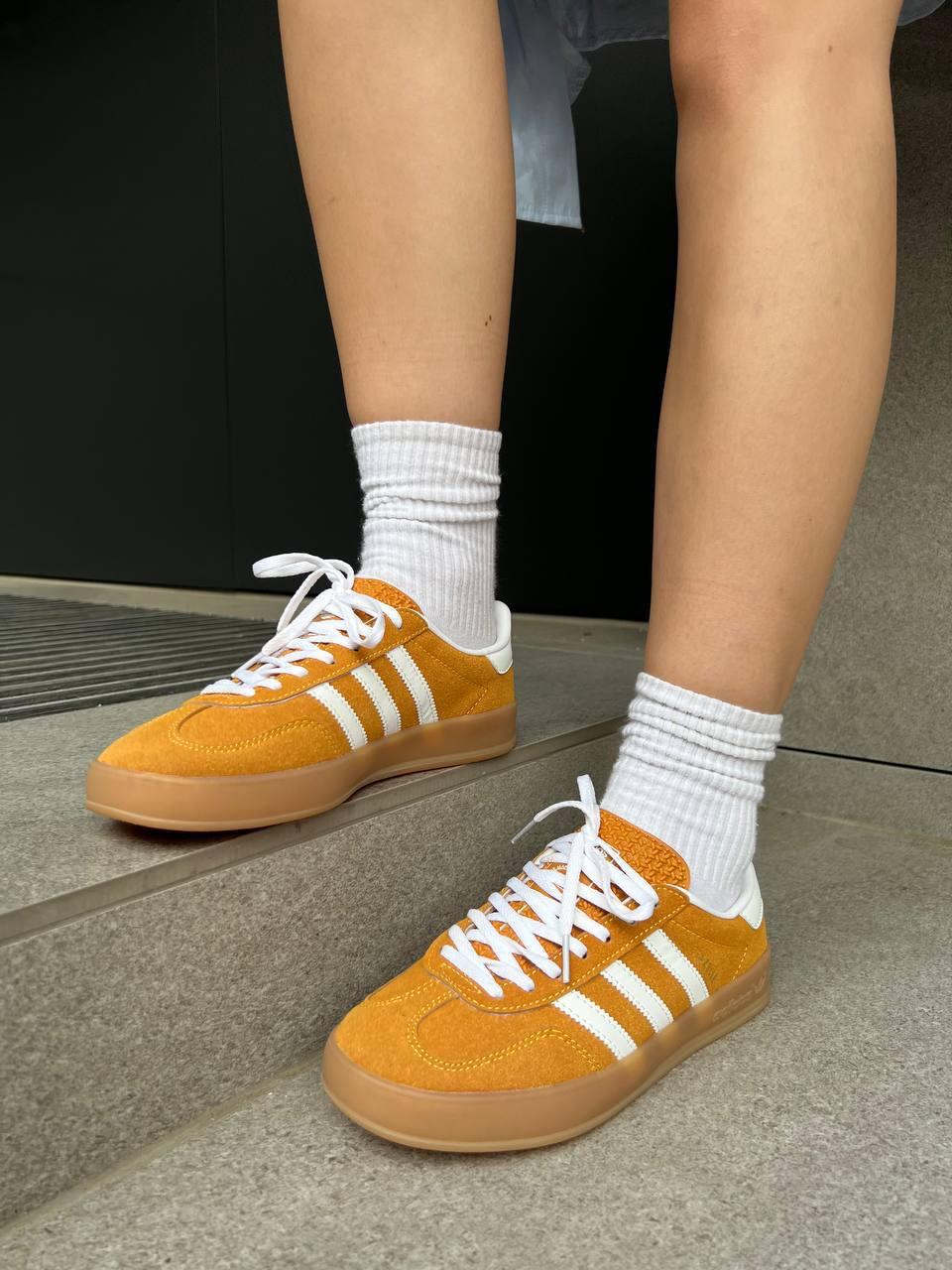Adidas Gazelle Yellow Brown