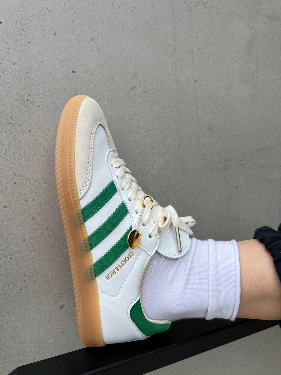Adidas Samba White Green