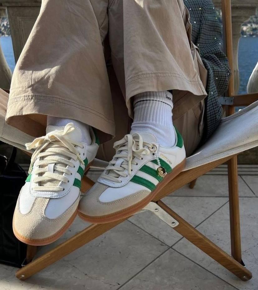 Adidas Samba White Green