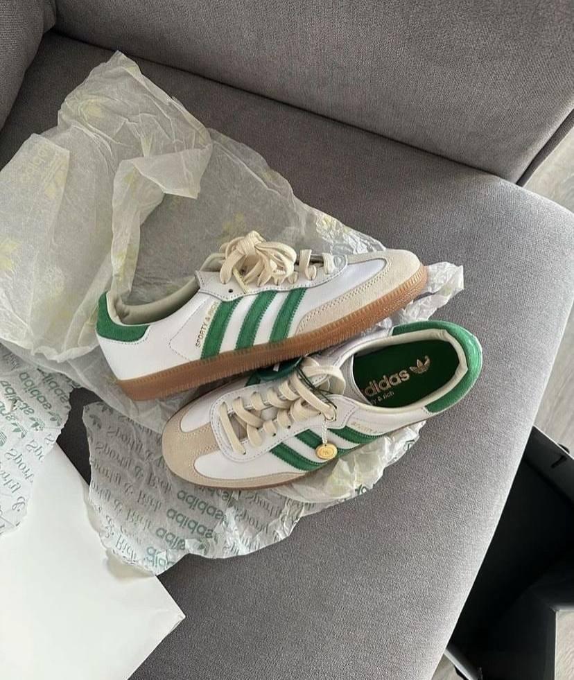 Adidas Samba White Green