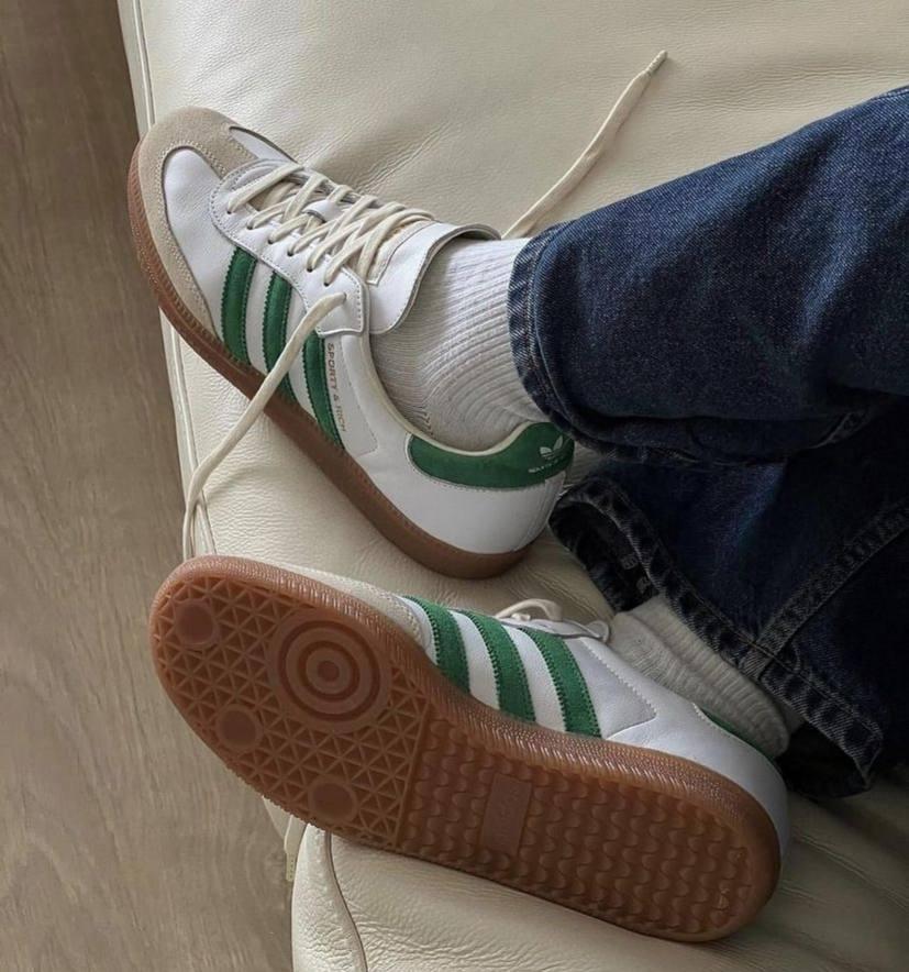 Adidas Samba White Green