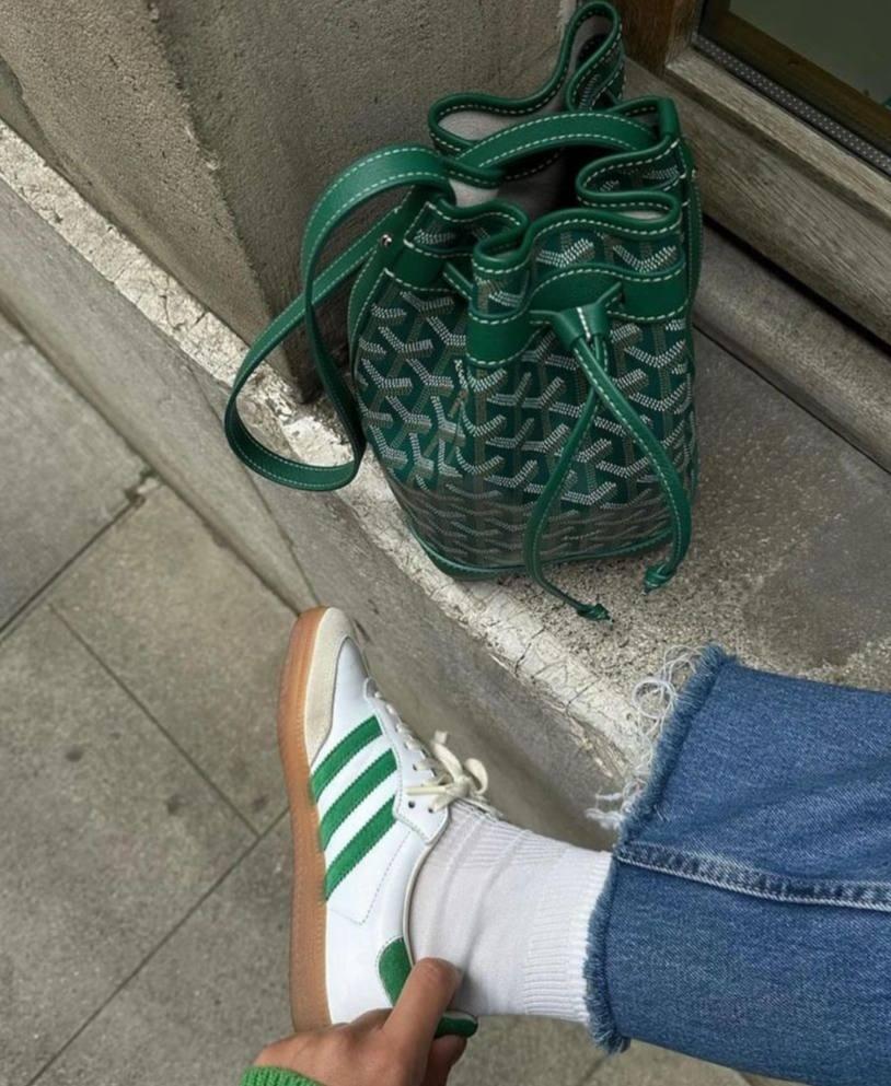 Adidas Samba White Green
