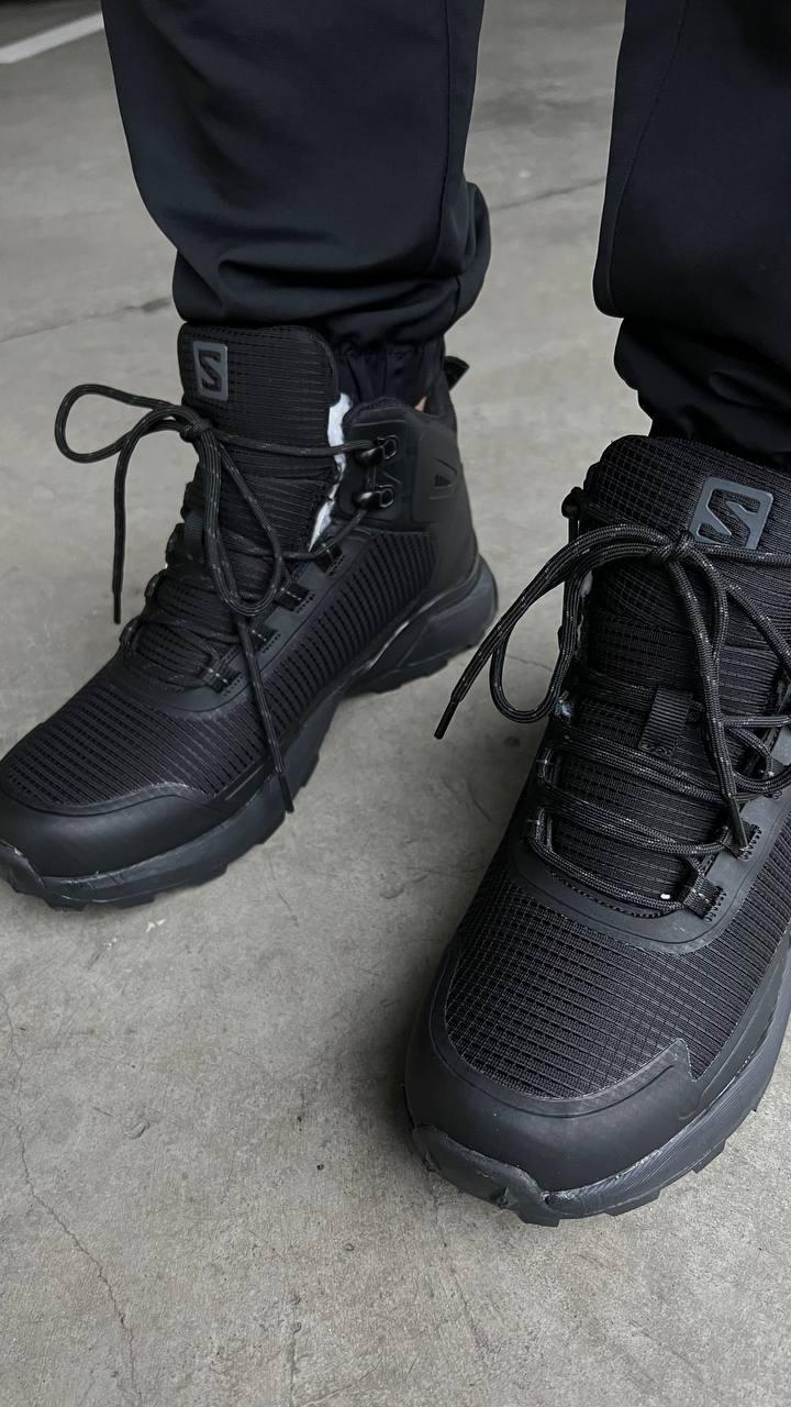 Salomon Hight Black Fur
