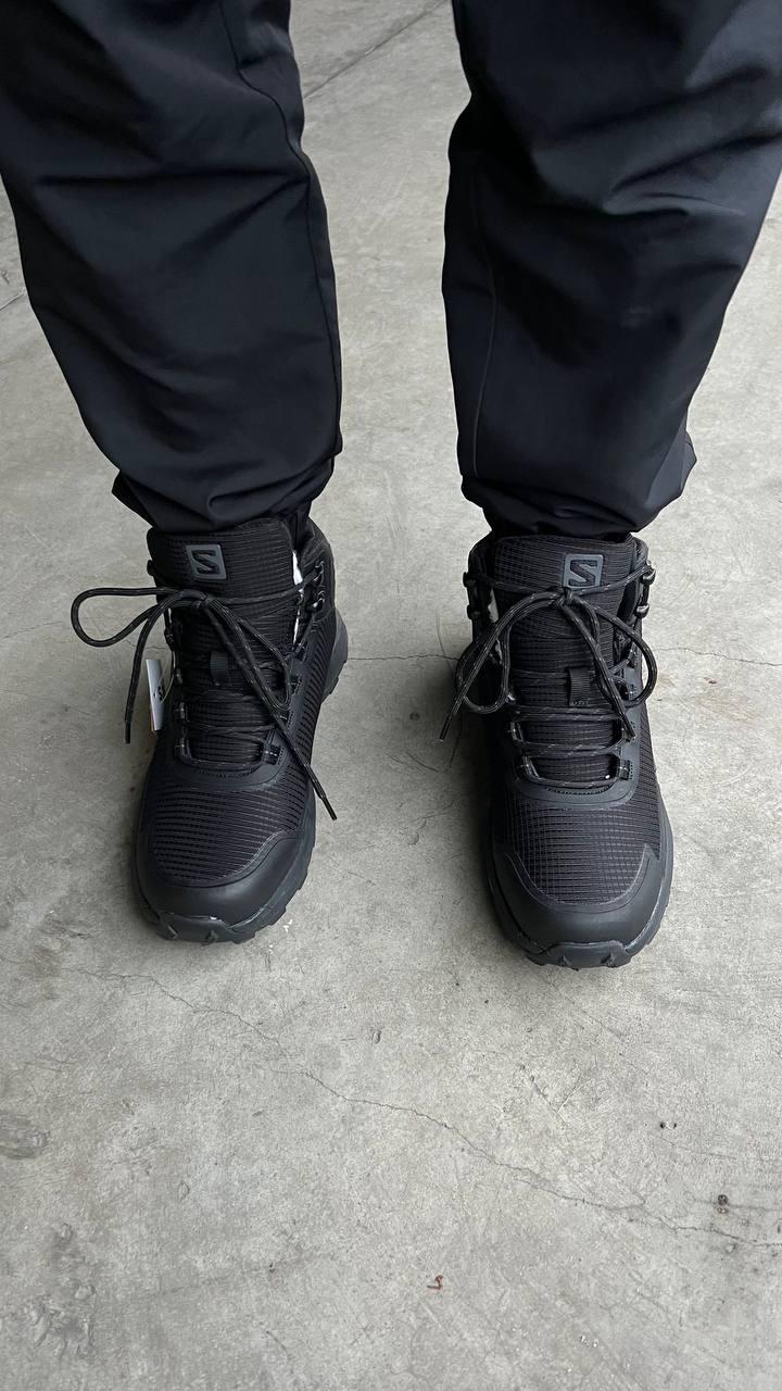 Salomon Hight Black Fur