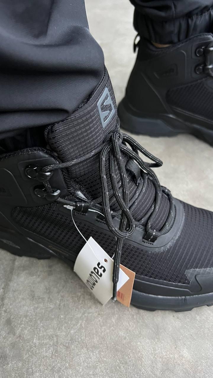Salomon Hight Black Fur