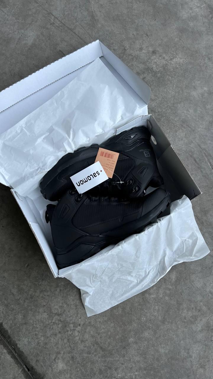 Salomon Hight Black Fur