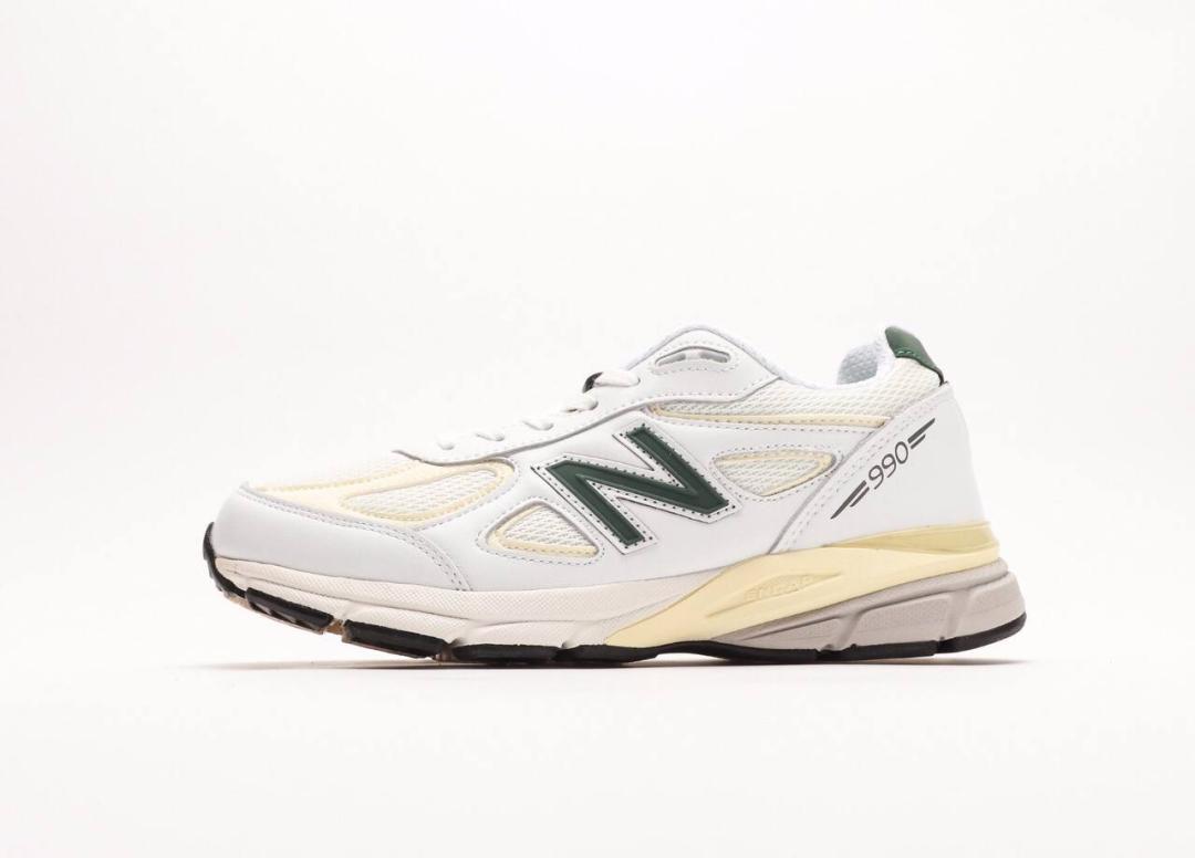 New Balance 990 White Green