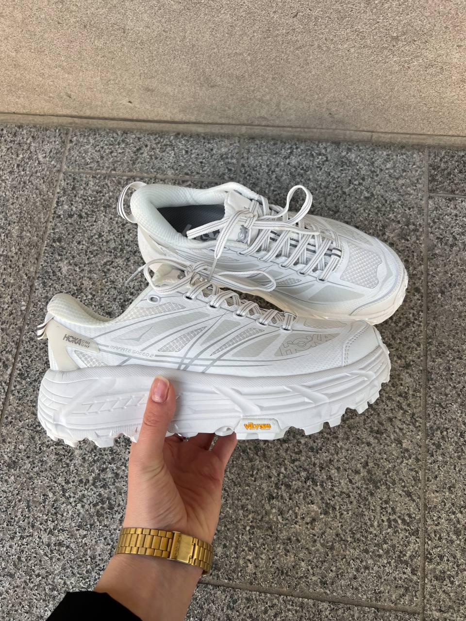 Hoka Mafate Speed White