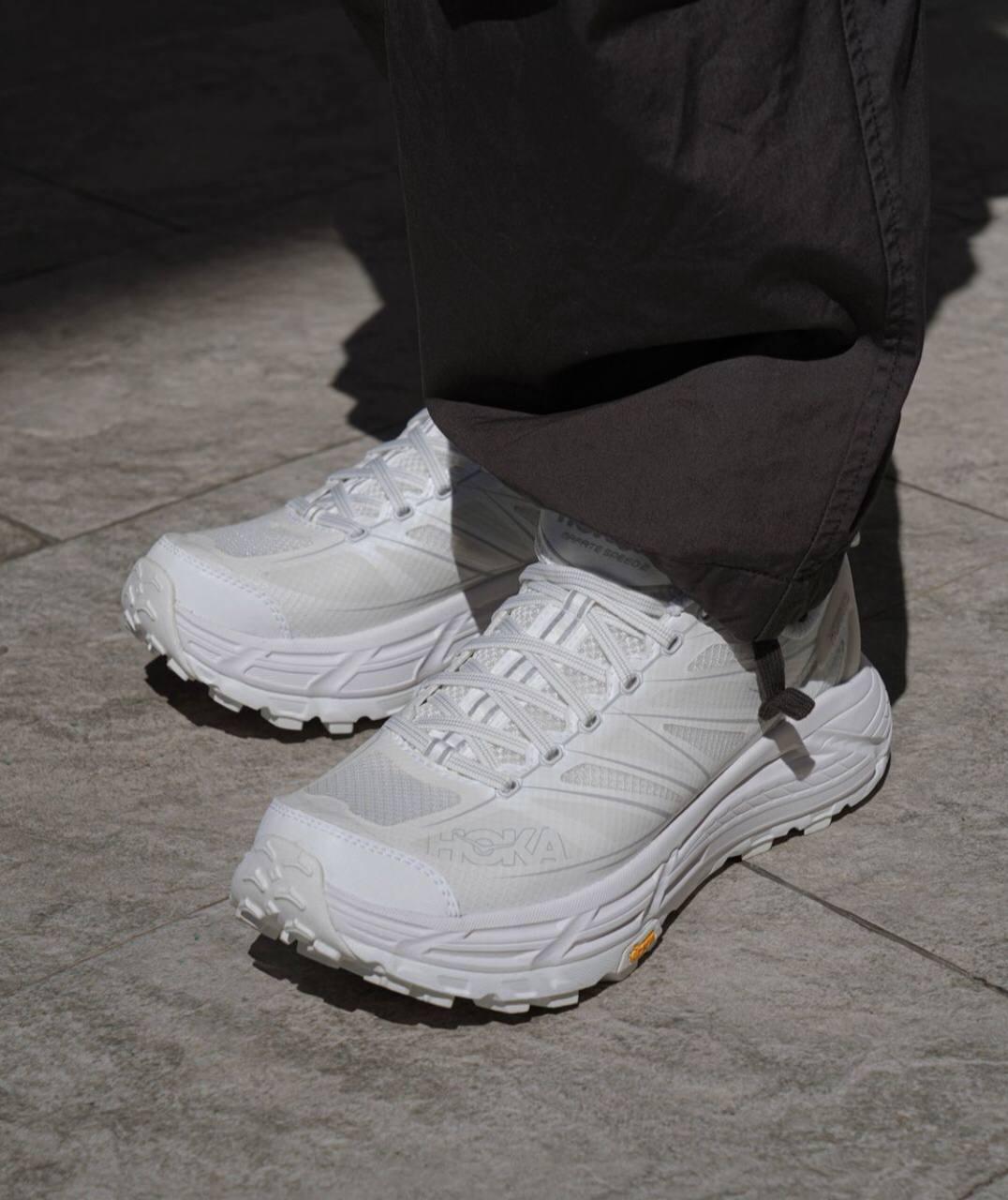 Hoka Mafate Speed White