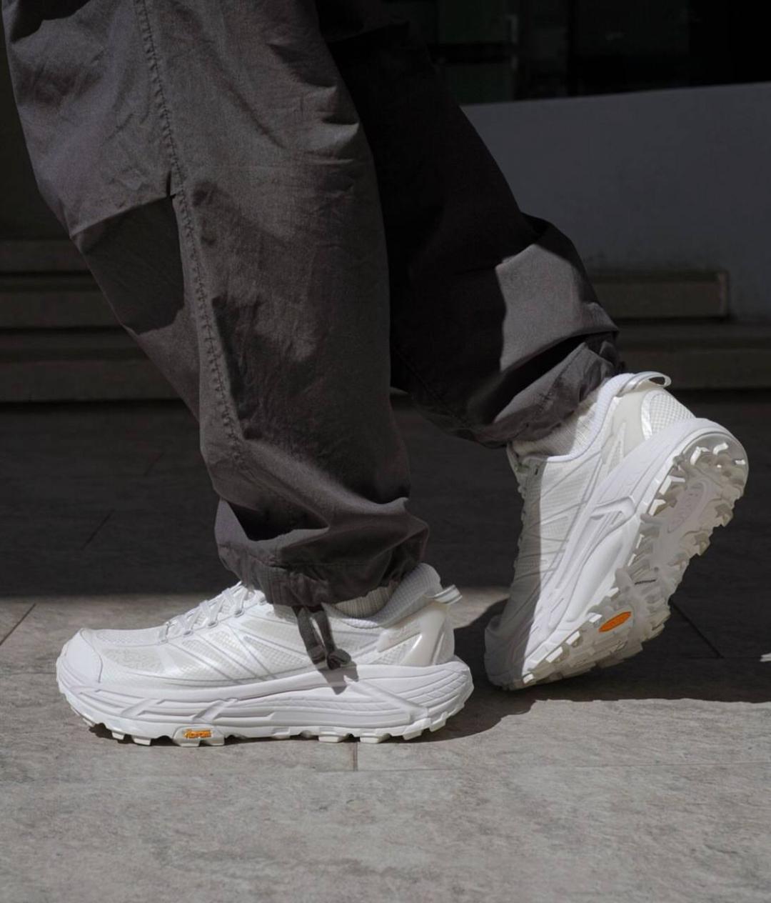 Hoka Mafate Speed White