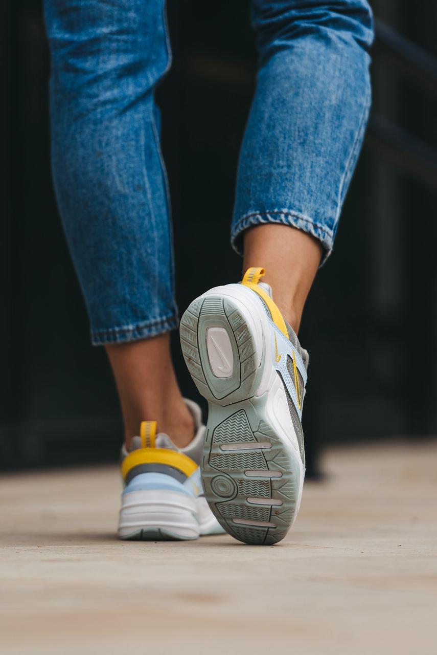 Nike M2K Tekno Half Blue Crome Yellow