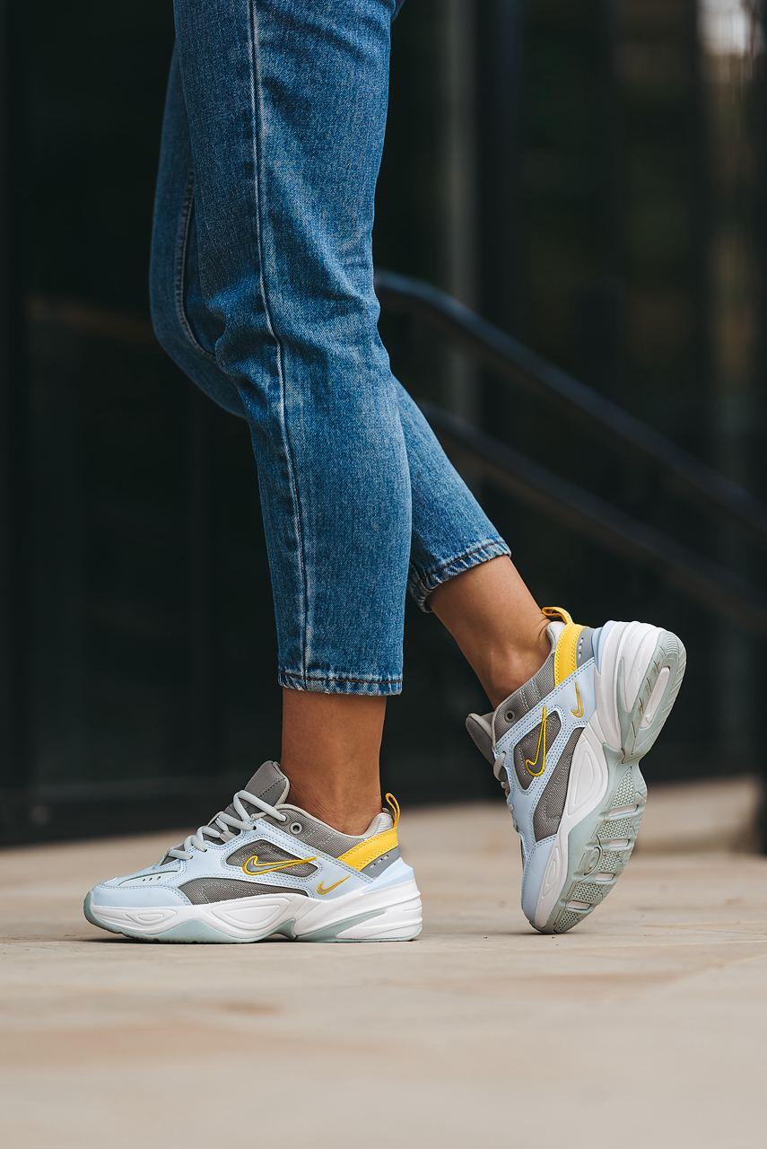 Nike M2K Tekno Half Blue Crome Yellow