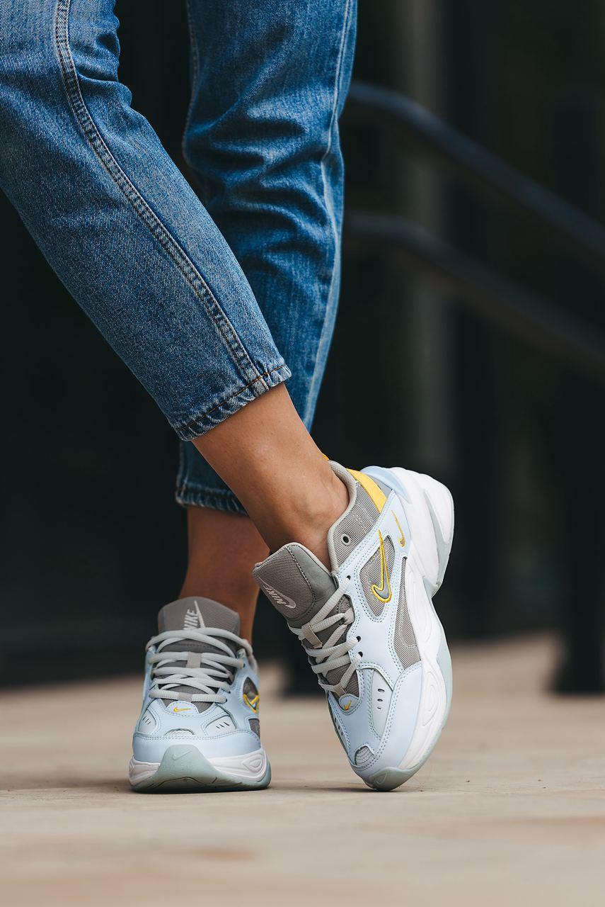 Nike M2K Tekno Half Blue Crome Yellow