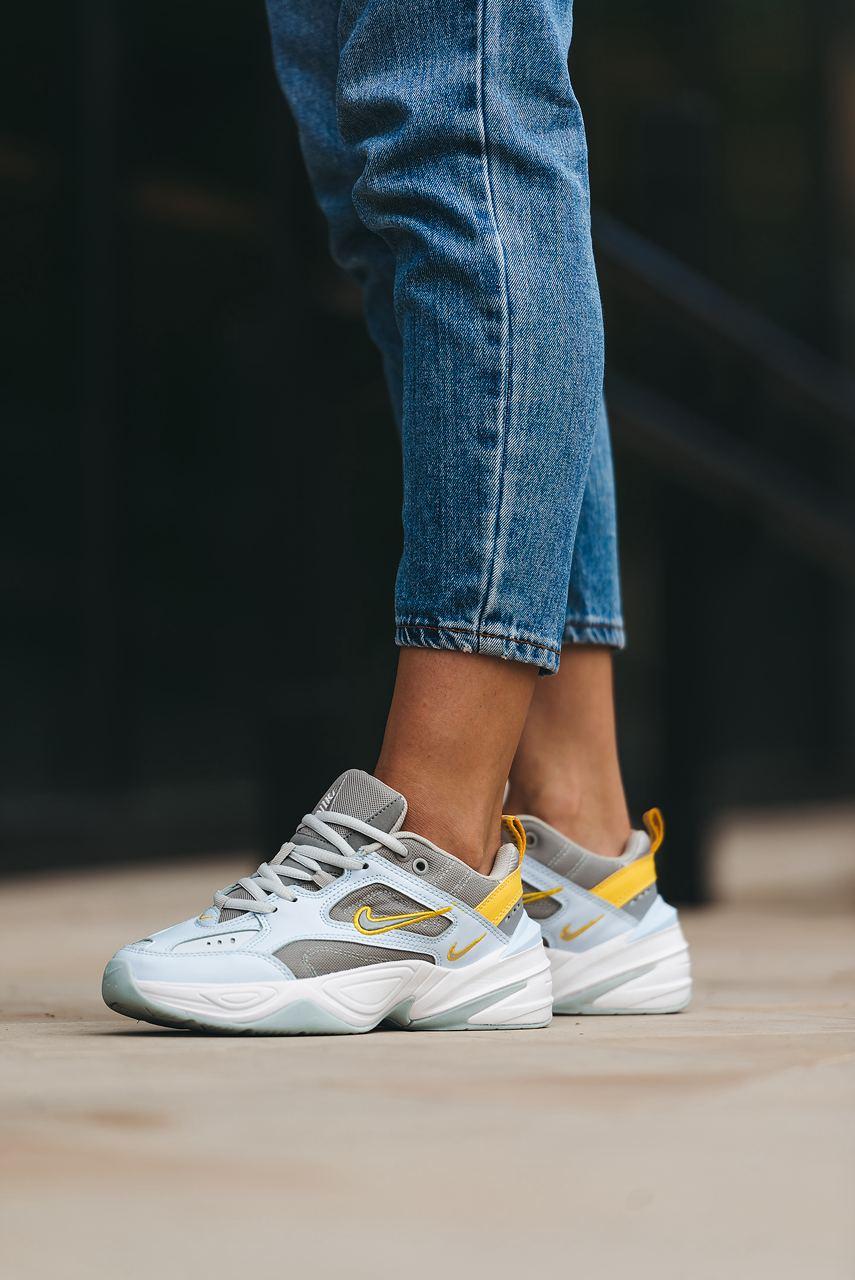 Nike M2K Tekno Half Blue Crome Yellow
