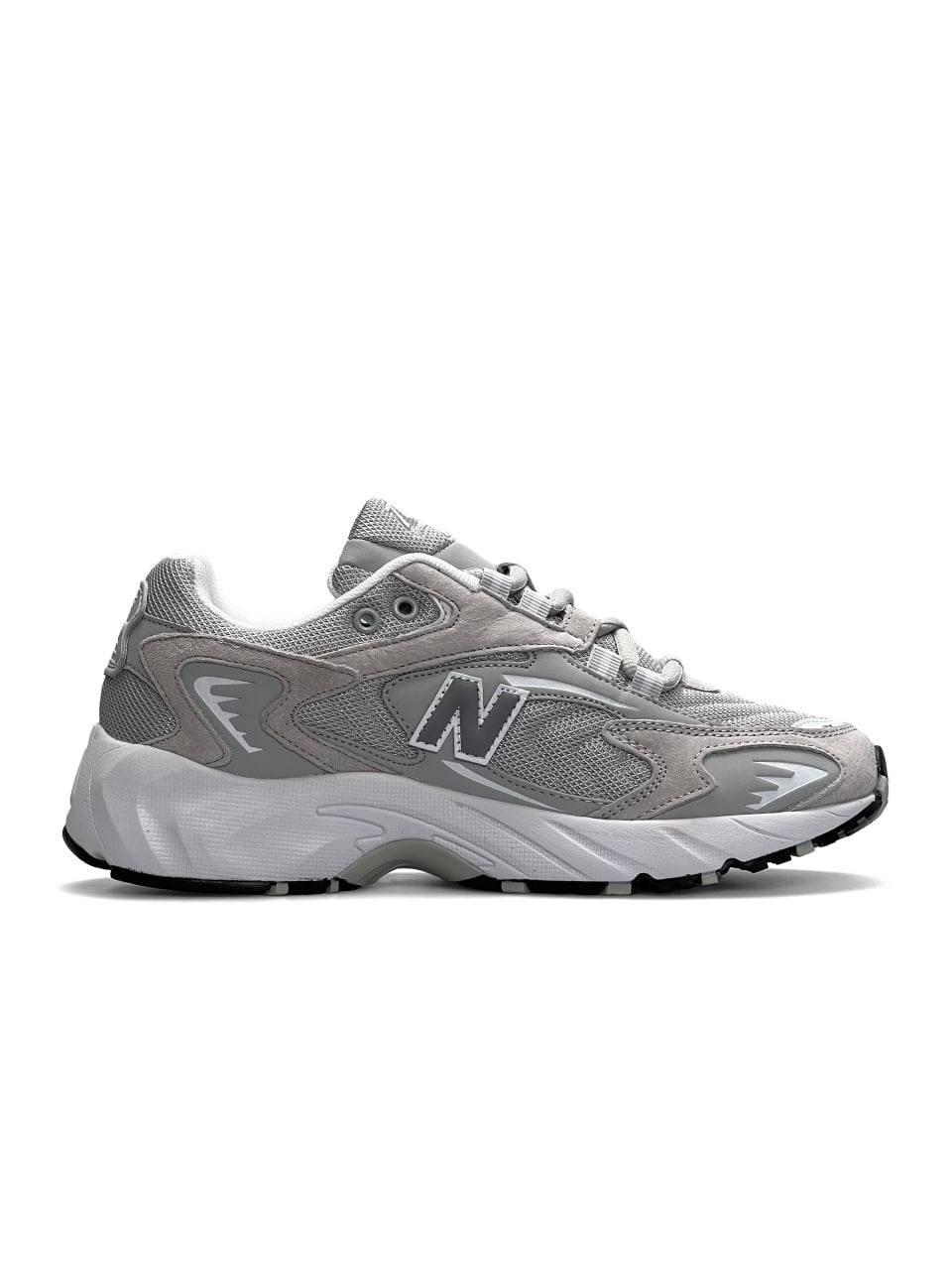 New Balance 725 Gray Suede White